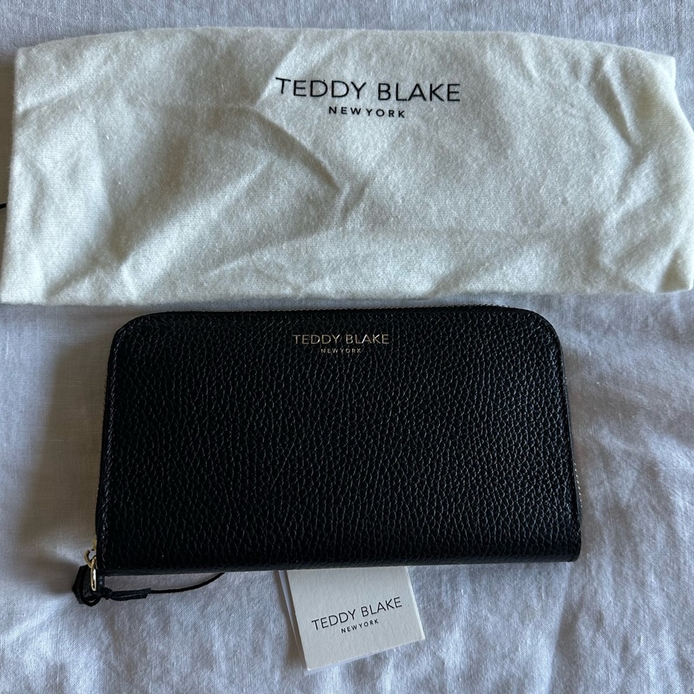 Teddy Blake Black Leather Wallet